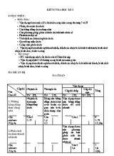 Giáo án Toán Lớp 8 - Kiểm tra học kỳ I - Năm học 2019-2010 - Trường THCS - THPT Long Hưng